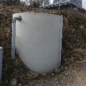 récupérateur d'eau de pluie de 7000 litres